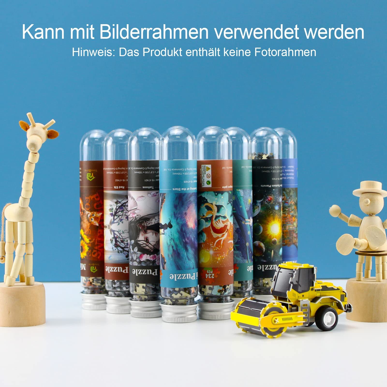 Набір міні-пазлів Micro Puzzle 8 шт. 234 елементи у пробірках, фото №6 Набір міні-пазлів Micro Puzzle 8 шт. 234 елементи у пробірках, фото №6