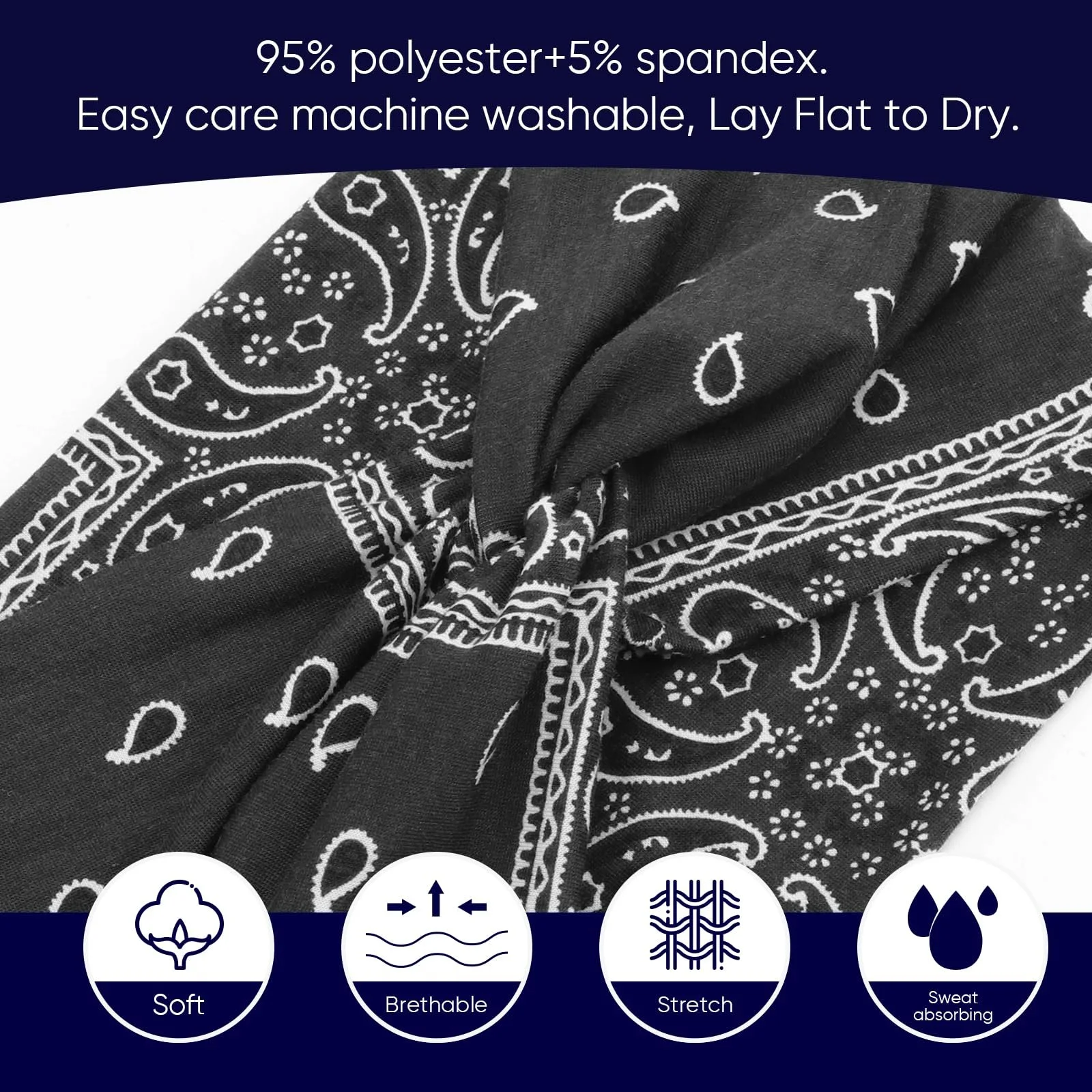 Повязка на голову DRESHOW, фото №7