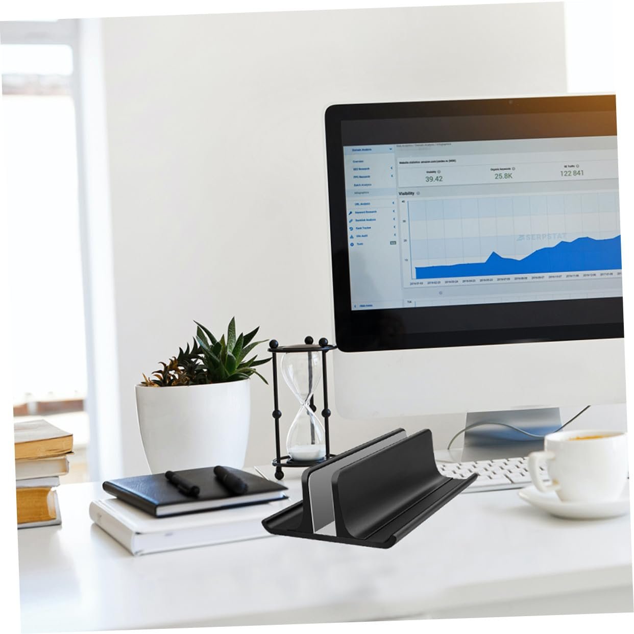 Підставка для ноутбука алюмінієва вертикальна охолоджуюча, фото №7 Підставка для ноутбука алюмінієва вертикальна охолоджуюча, фото №7