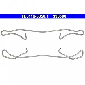 Пружина гальмівного супорта ATE 11.8116-0356.1 для CITROËN FIAT FORD HONDA OPEL PEUGEOT synthetic.ua - Фото 1