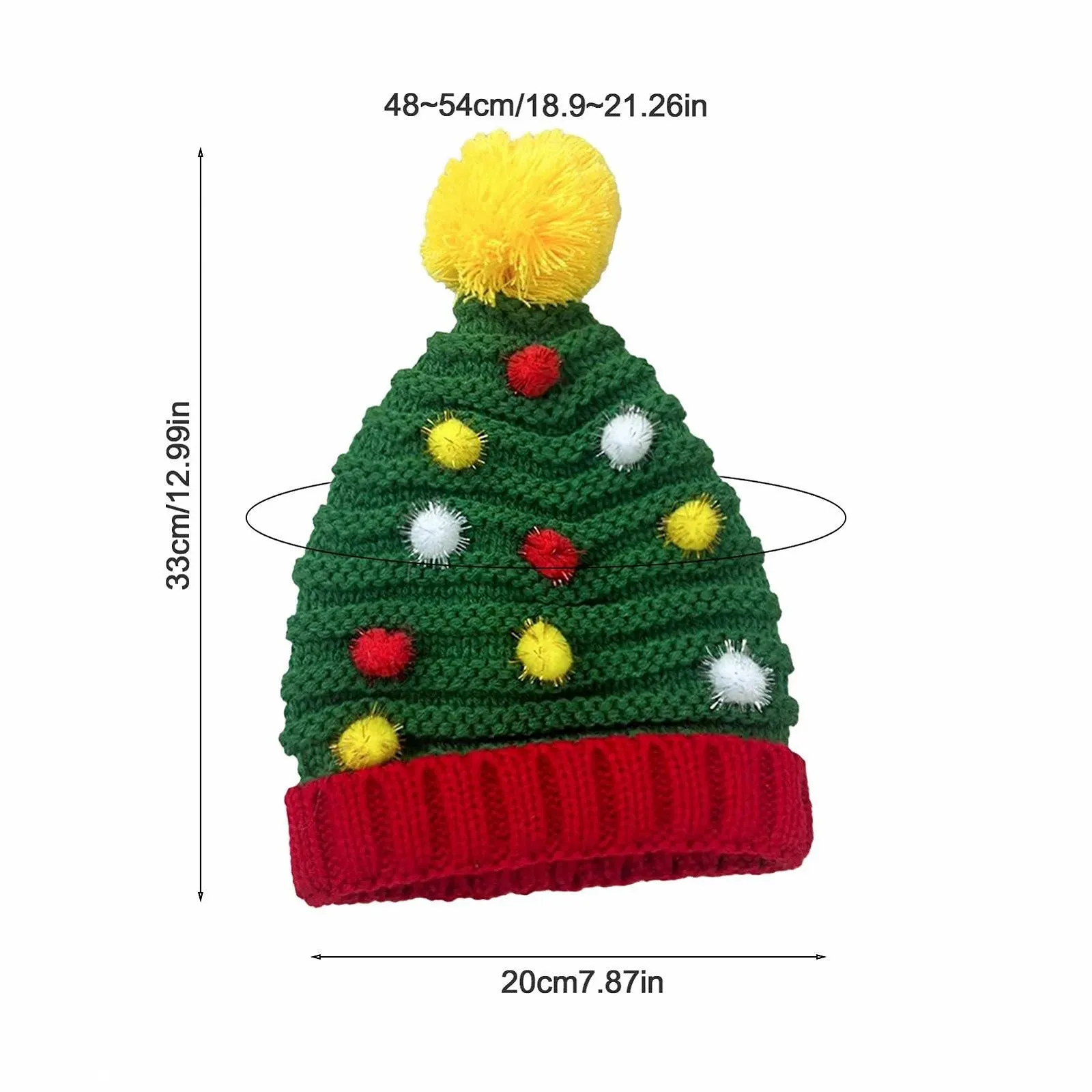 Новогодняя Шапка Povanjer, Вязаная, фото №4