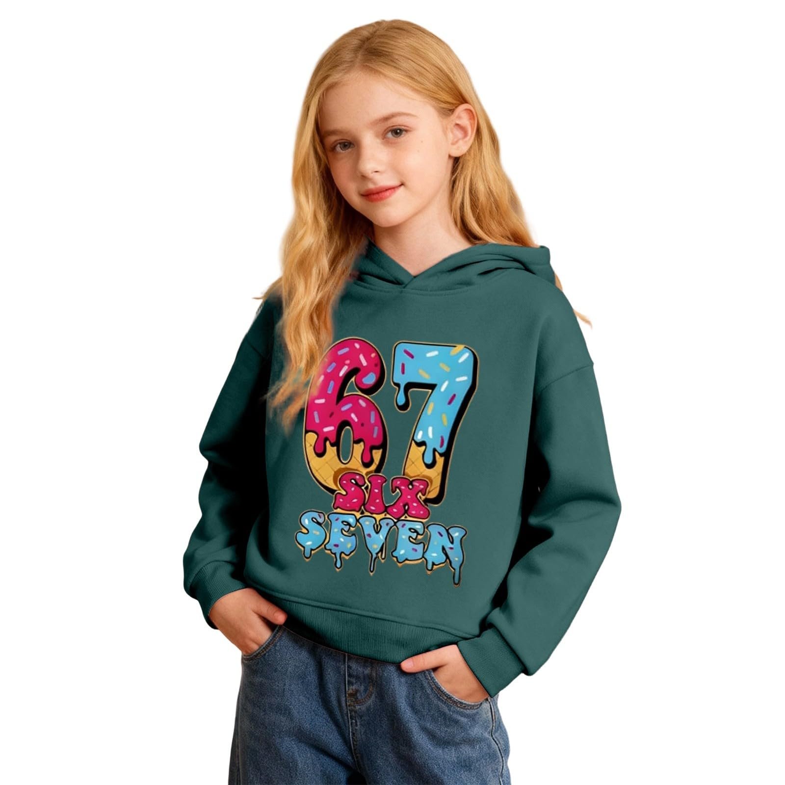 Худі Generisch 67 Six Seven для хлопчиків і дівчаток Унісекс, фото №5