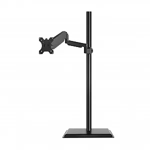 Напольная стойка для ноутбука Сталь Регулируемый компьютерный столик Максимальная нагрузка 9 кг - Фото 1