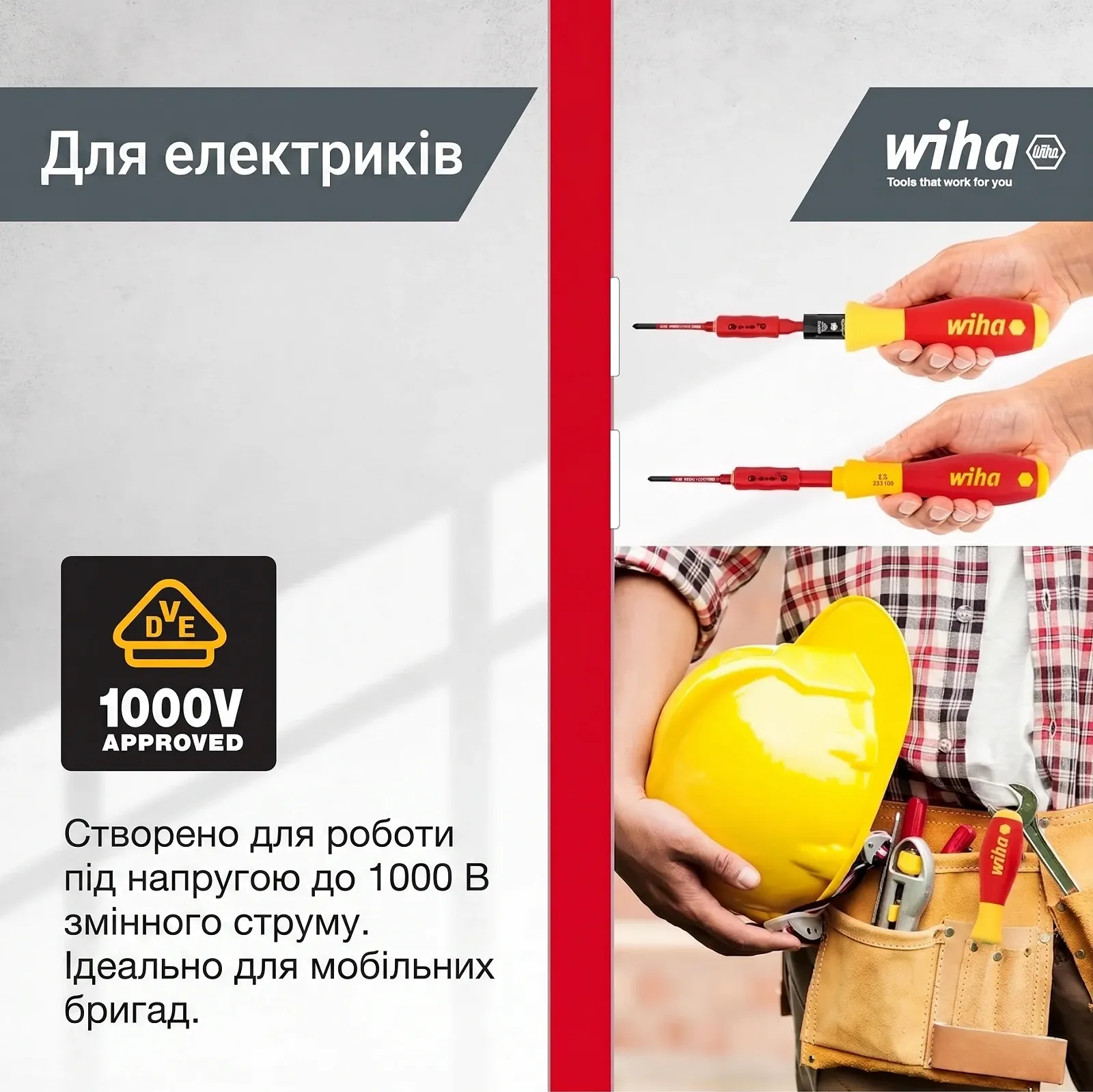 Набір діелектричних динамометричних викруток Wiha TorqueVario-S electric 14 предметів (40674) / 0.8–5.0 Нм / 1000В VDE / 9 біт slimBit, фото №5