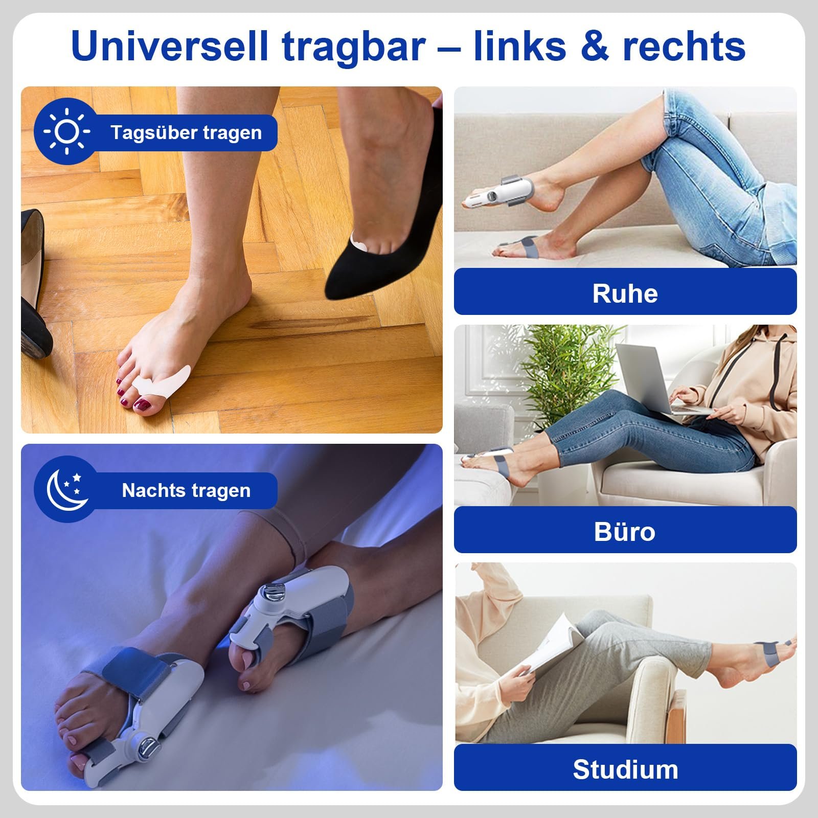 Шина для корекції Hallux Valgus, набір для корекції вальгусної деформації великого пальця стопи, фото №5 Шина для корекції Hallux Valgus, набір для корекції вальгусної деформації великого пальця стопи, фото №5