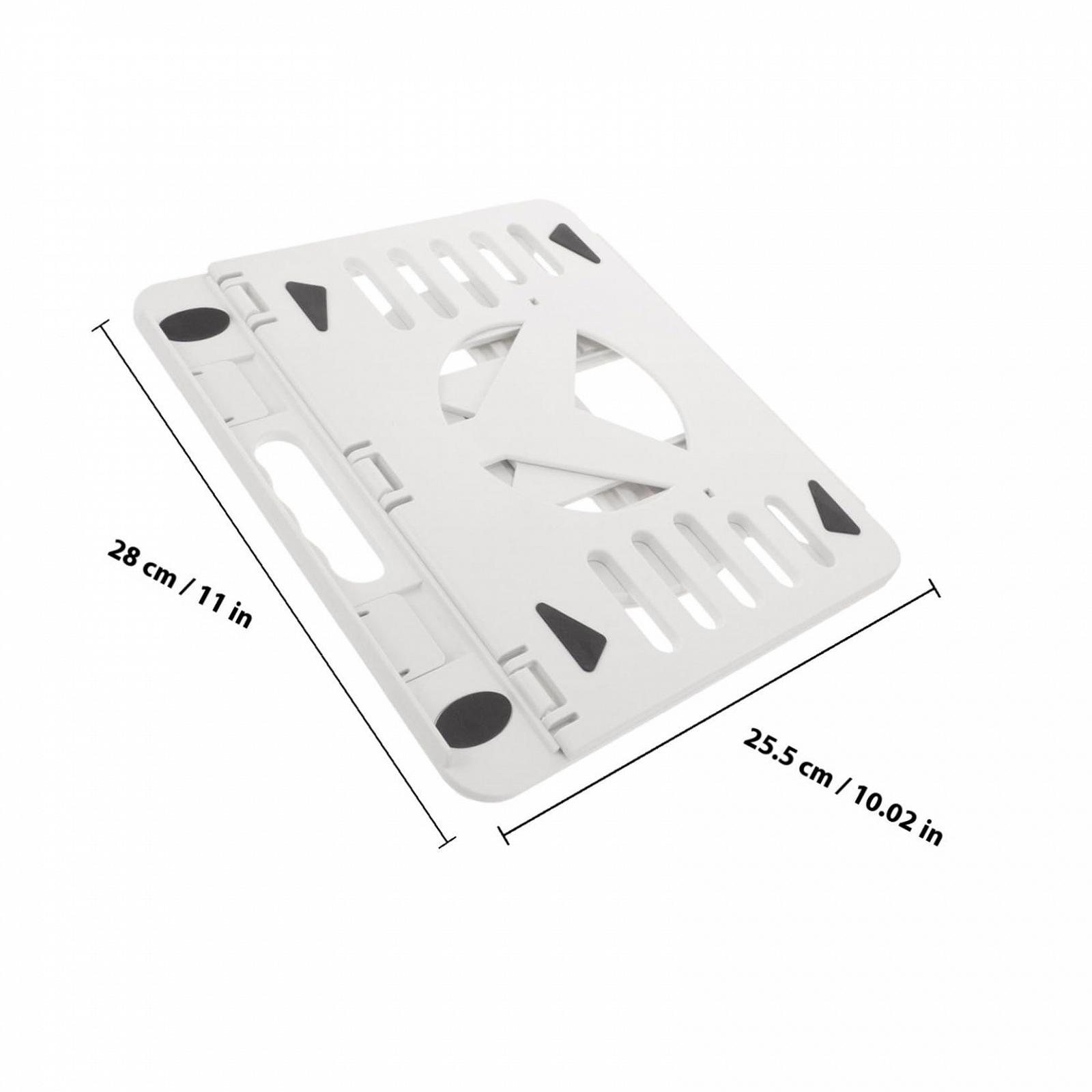 Підставка для ноутбука Veemoon Складна Регульована по висоті з функцією охолодження Білий, фото №2