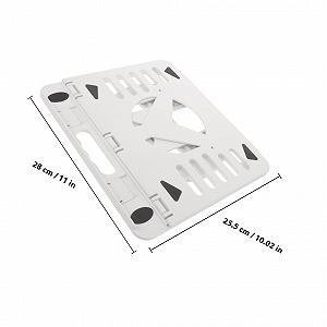 Подставка для ноутбука Veemoon Складная Регулируемая по высоте с функцией охлаждения Белый synthetic.ua - Фото 1