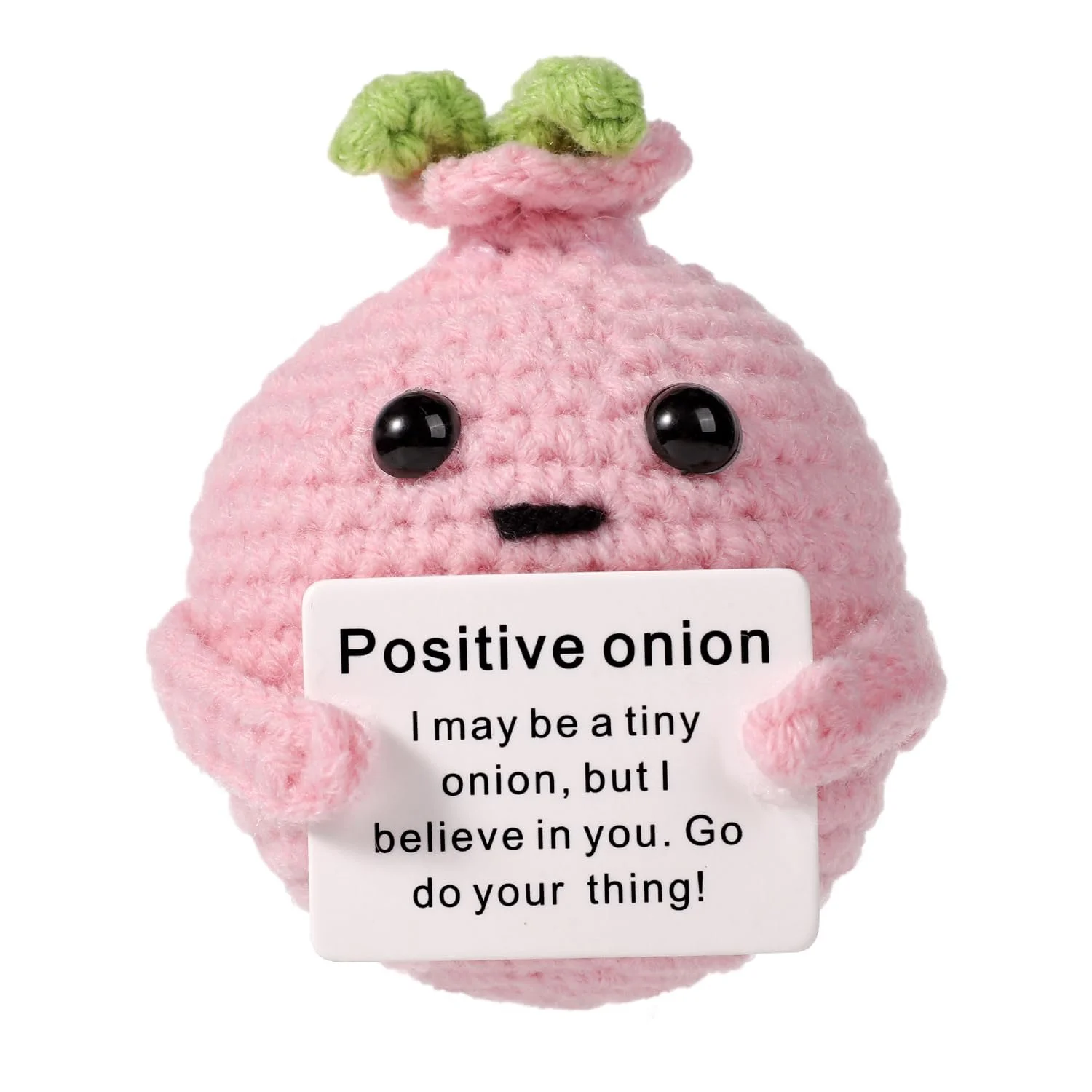 Игрушка NQEUEPN Funny Positive Onion вязаная, фото №1