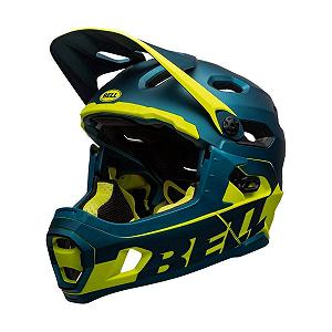 Шолом Bell Super DH Mips Matte/Gloss Blue/Hi-Viz, S, 52-56 см - Фото 1