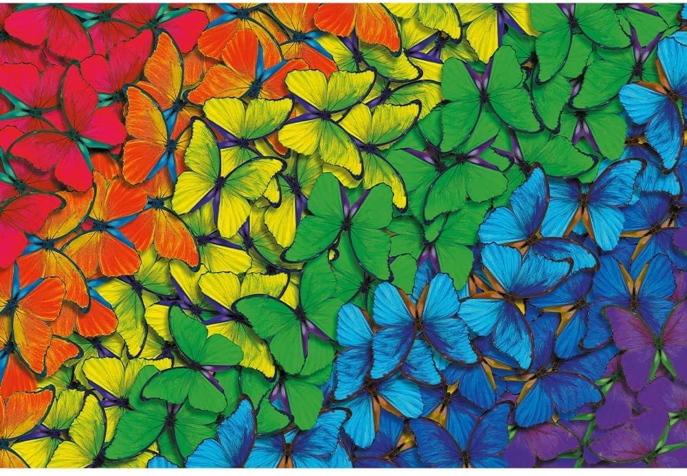 Пазл Trefl Wood Craft TR20159 500+1 деталь дерево Rainbow Butterflies, фото №2 Пазл Trefl Wood Craft TR20159 500+1 деталь дерево Rainbow Butterflies, фото №2