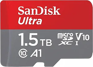 Карта памяти SanDisk Ultra Android microSDXC UHS-I 1.5 TB + Adapter A1 Class 10 U1 - Фото 1