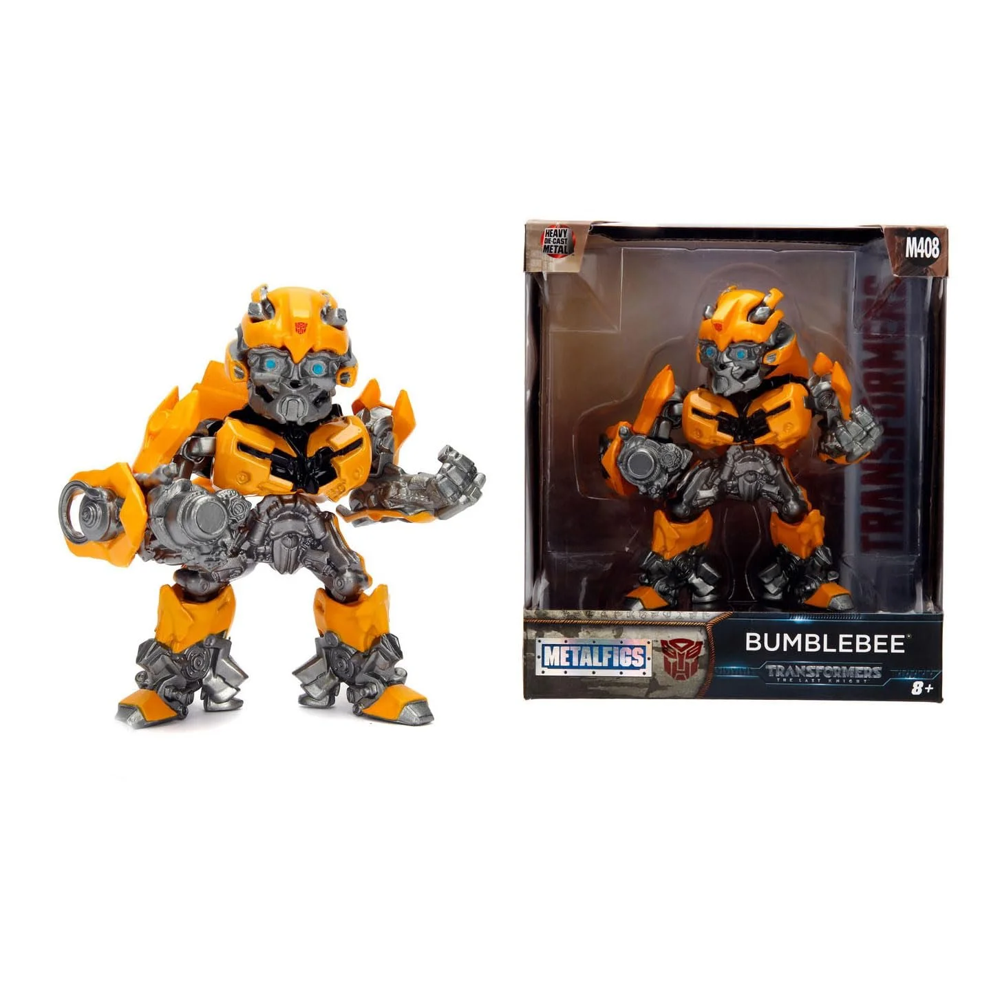 Фигурка Jada Toys Transformers Bumblebee 253111001 10 см Die-Cast Желтая, фото №3