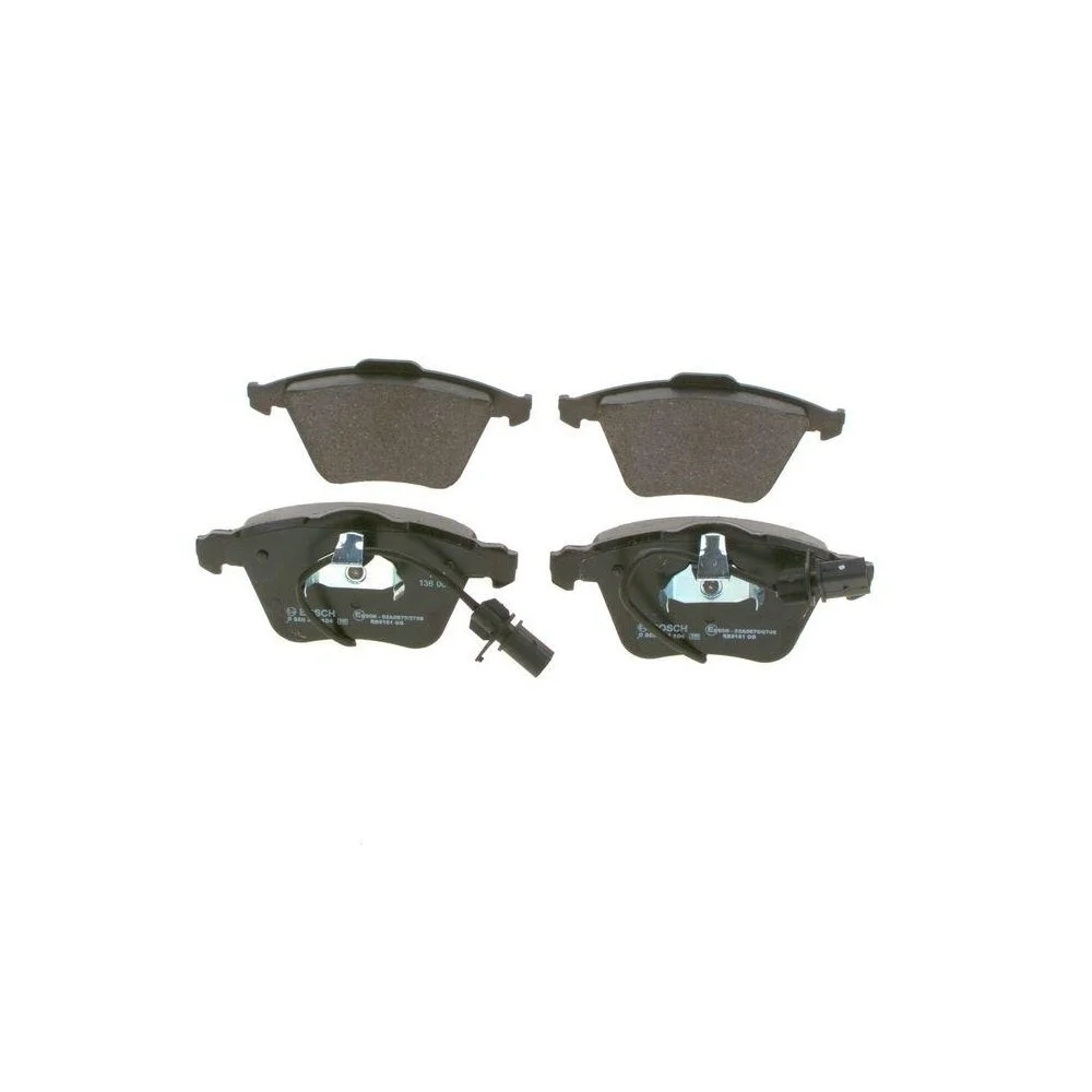Комплект тормозных колодок, дисковый тормоз BOSCH 0 986 494 104 для AUDI MITSUBISHI SEAT VW, фото №1