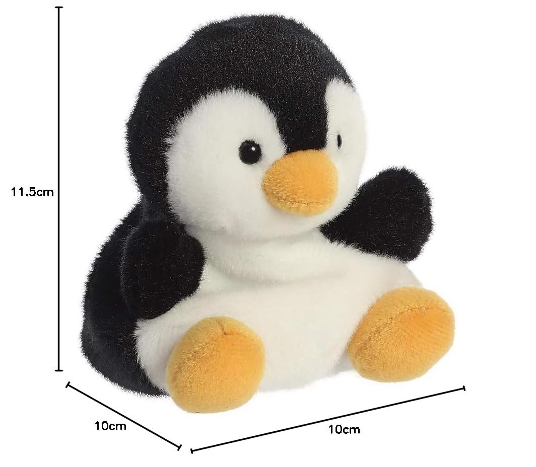 Мягкая игрушка Aurora Palm Pals Chilly Penguin 13 см Черный/Белый, фото №5 Мягкая игрушка Aurora Palm Pals Chilly Penguin 13 см Черный/Белый, фото №5