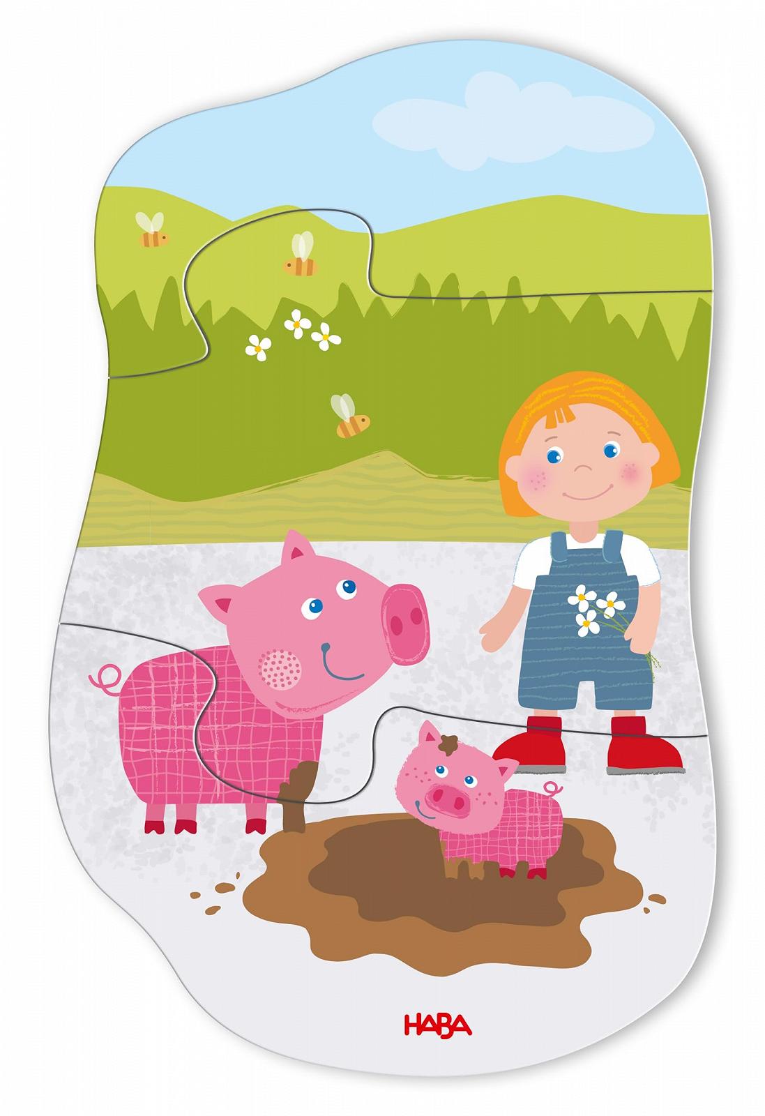 Пазл HABA My First Puzzles Ферма 6 штук 2+, фото №7