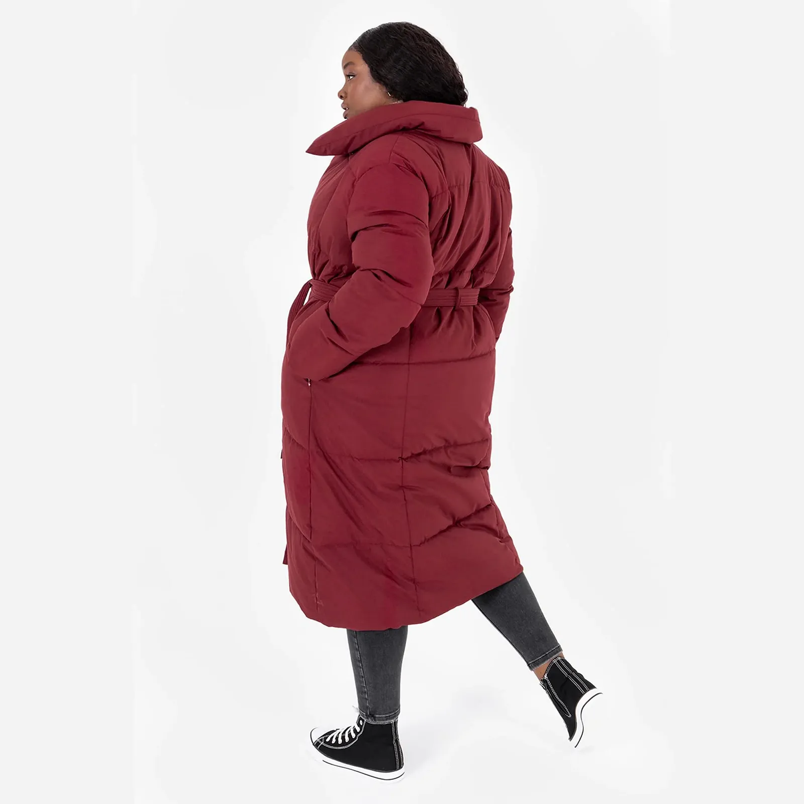 Жіноча куртка Lovedrobe стьобана з поясом, фото №6 Жіноча куртка Lovedrobe стьобана з поясом, фото №6