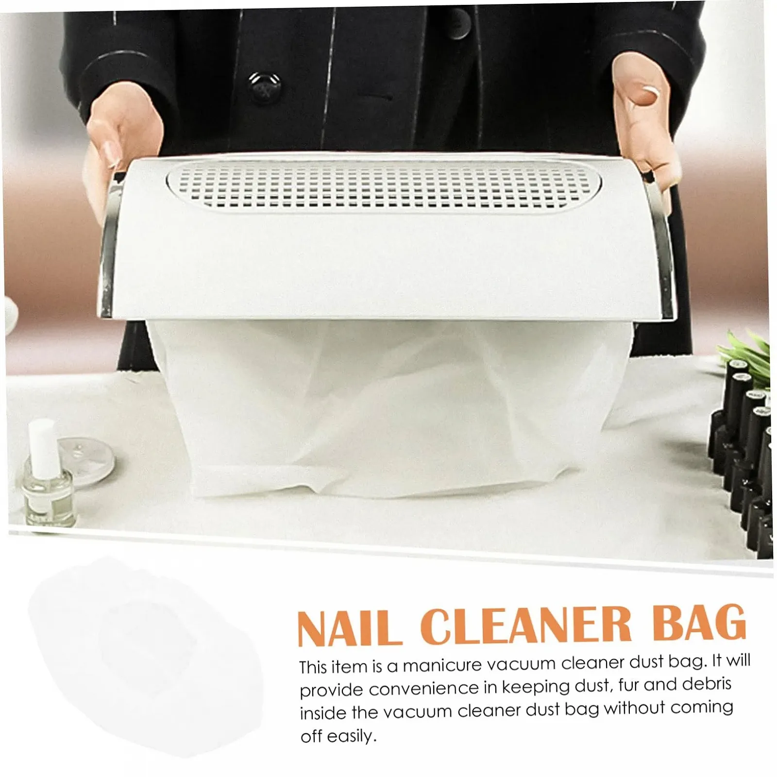 Пылесборник для ногтей 5 шт. Нетканый пылесборник для замены пыли для коллекторов ногтей, фото №6