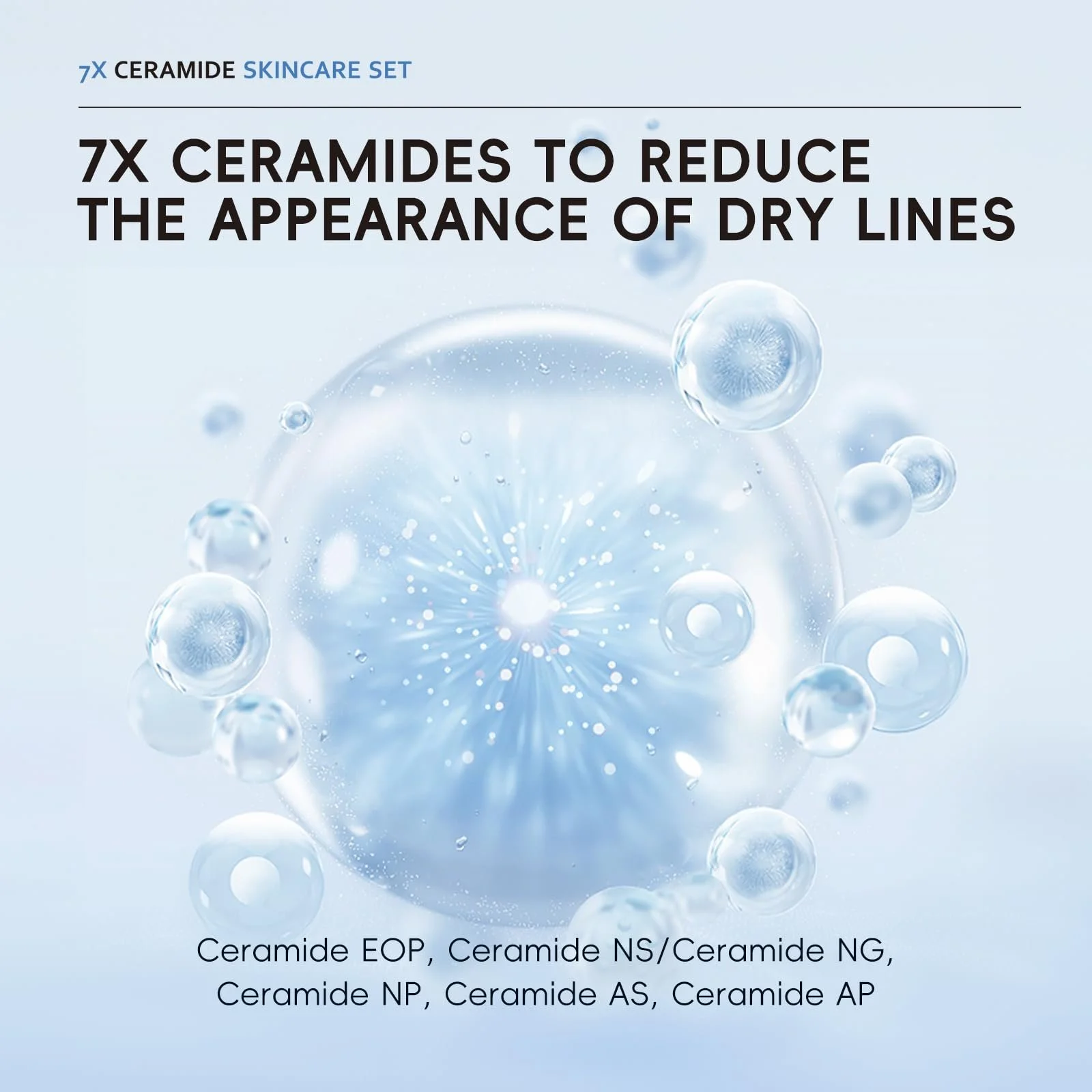 Набір для догляду за обличчям LAIKOU 7 x Ceramide, набір для догляду за шкірою для жінок з 5 предметів, фото №4