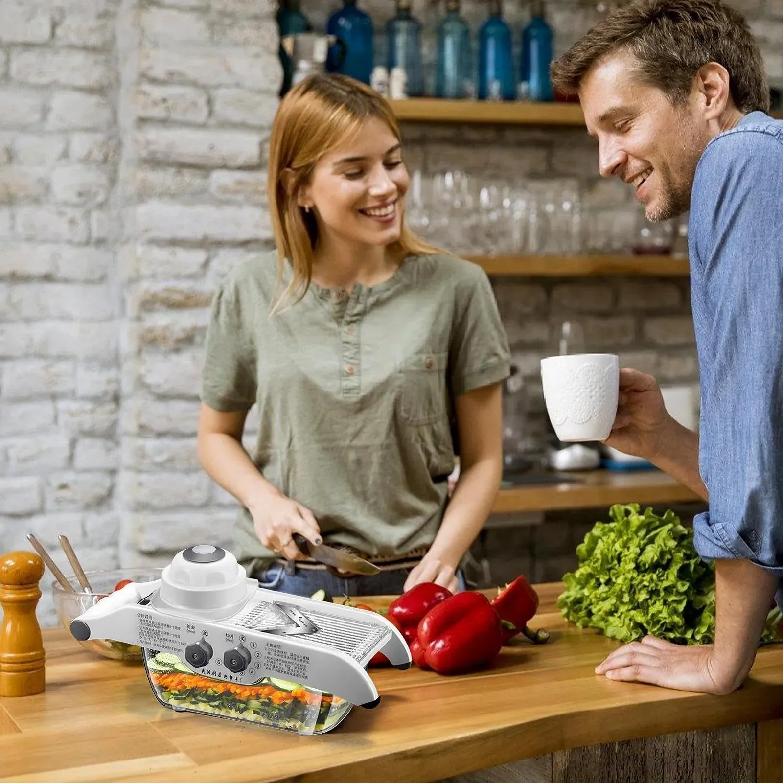 Овощерезка для кухни, 5 уровней с контейнером, фото №9