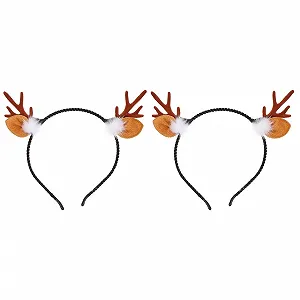 Обруч Рождественские Оленьи Рога с Кроликами Ушами (2 шт.) - Фото 1