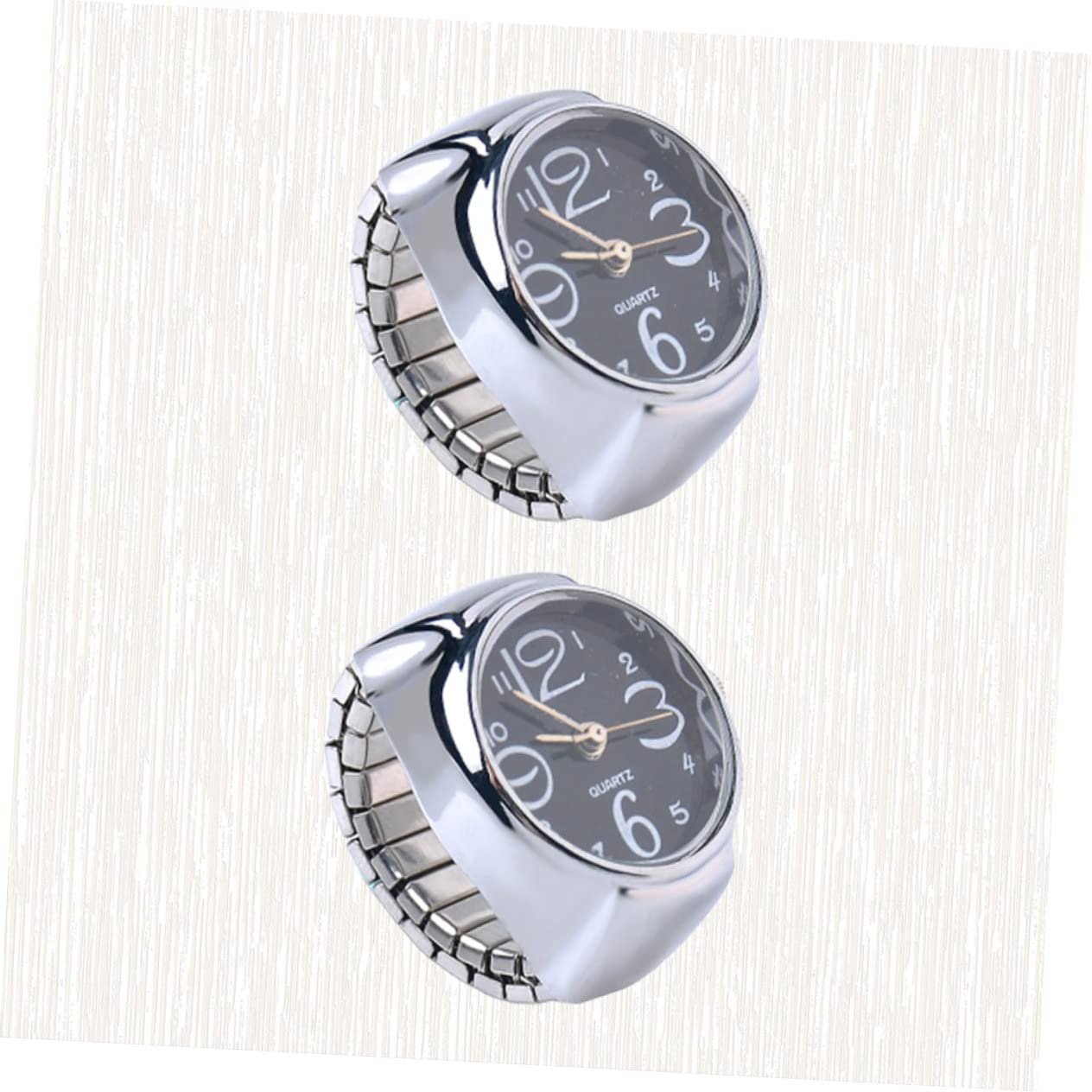 Кільце-годинник WRITWAA, набір 6 штук, для дівчат, для жінок, бінарний, цифровий, для чоловіків, круглий, кварцовий, металевий, фото №2