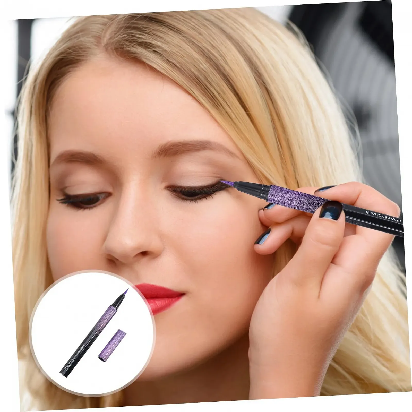 Олівець для очей Angoily Блискучі, фото №6 Олівець для очей Angoily Блискучі, фото №6