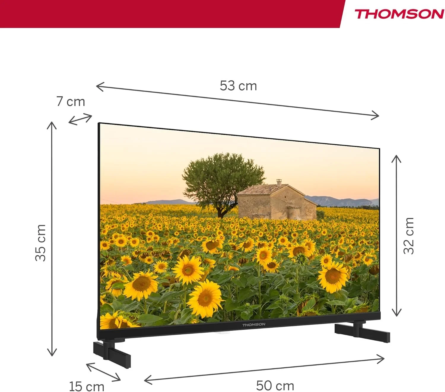 Телевізор 24" Thomson 24HA2S13C / HD / 60 Гц / LCD / Smart TV / Wi-Fi / Bluetooth / T2, фото №3