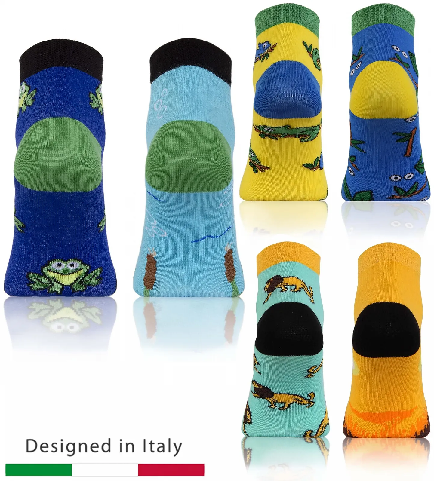 Шкарпетки Sesto Senso Короткі Кумедні 3 пари, фото №3