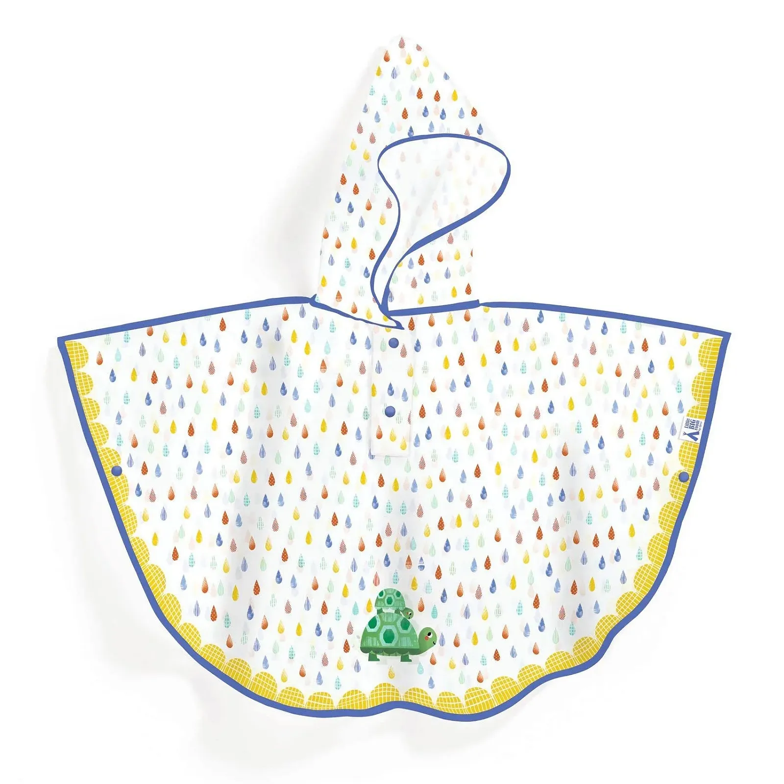 Дитяче пончо від дощу Унісекс Djeco Lifestyle Turtle, фото №2