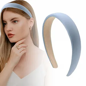 Купити Обруч Блакитний Шкіряний для Жінок - Фото 1 Обруч Блакитний Шкіряний для Жінок - Фото 1