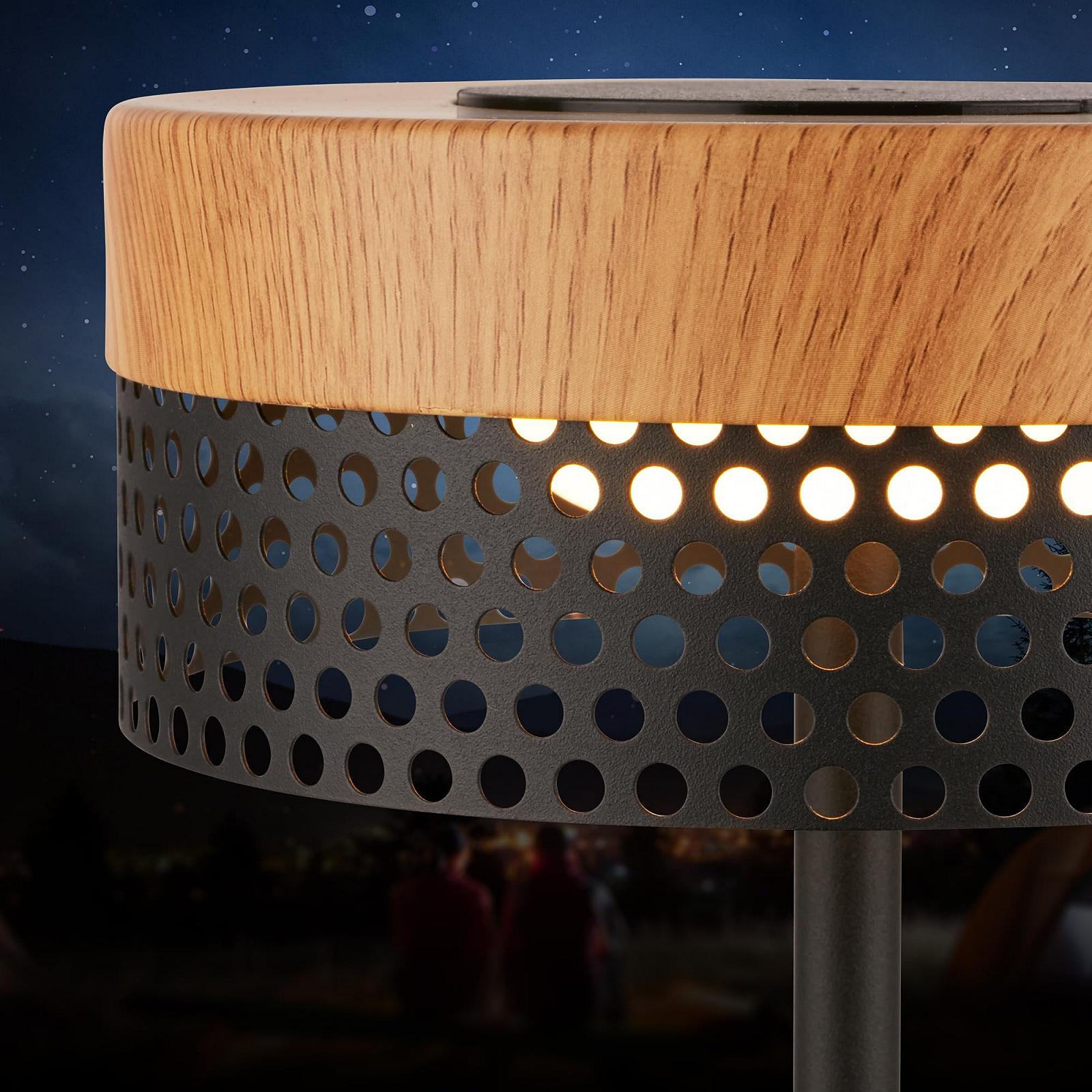 Настольная лампа BRILONER LED Беспроводная IP44 Сенсорная Регулируемая яркость Аккумуляторная 16 x 35 см Черное дерево, фото №8