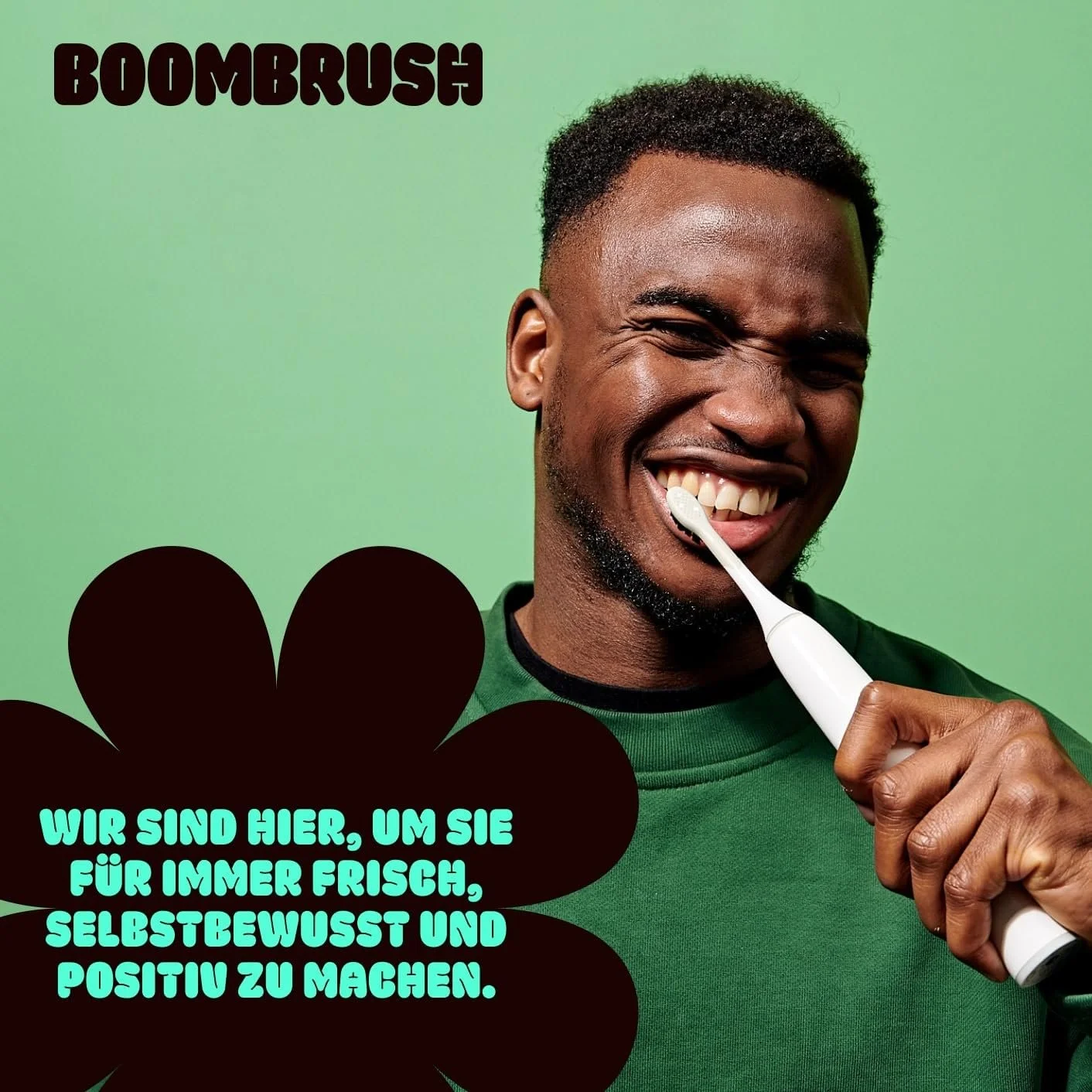 Электрическая звуковая зубная щетка BOOMBRUSH 90 дней работы White, фото №5