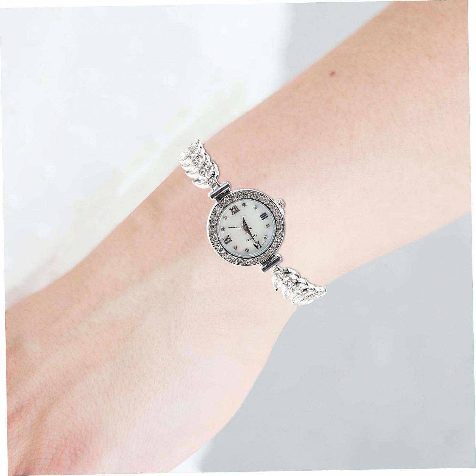 Женские часы-браслет с бриллиантами Beaupretty, водонепроницаемые, серебристые, кварцевые, фото №5 Женские часы-браслет с бриллиантами Beaupretty, водонепроницаемые, серебристые, кварцевые, фото №5