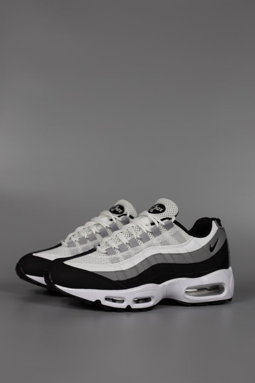 Мужские кроссовки Nike Air Max 95 White Black, фото №2 Мужские кроссовки Nike Air Max 95 White Black, фото №2