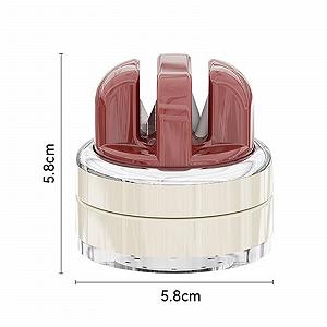 Точилка для кухонных ножей на присоске портативная красная synthetic.ua - Фото 1