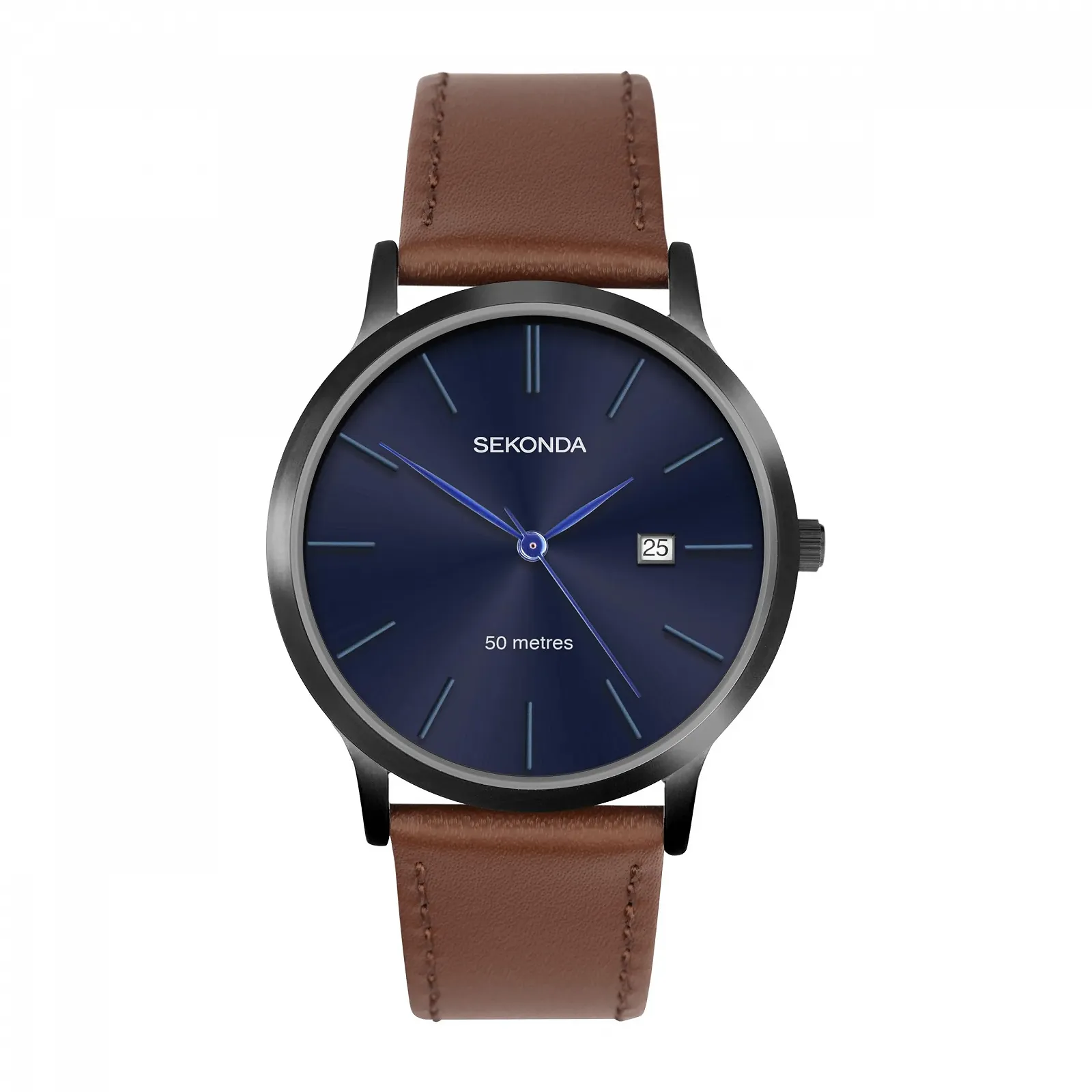 Чоловічий Кварцовий Годинник Sekonda Bergen з аналоговою індикацією дати та шкіряним ремінцем, 39 мм, фото №1 Чоловічий Кварцовий Годинник Sekonda Bergen з аналоговою індикацією дати та шкіряним ремінцем, 39 мм, фото №1
