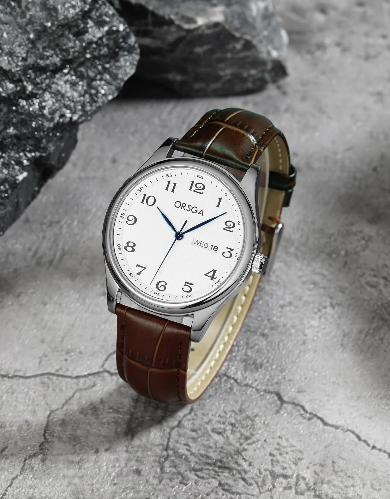 Годинник CIVO Аналоговий з датою та шкіряним ремінцем 40 мм, фото №4 Годинник CIVO Аналоговий з датою та шкіряним ремінцем 40 мм, фото №4