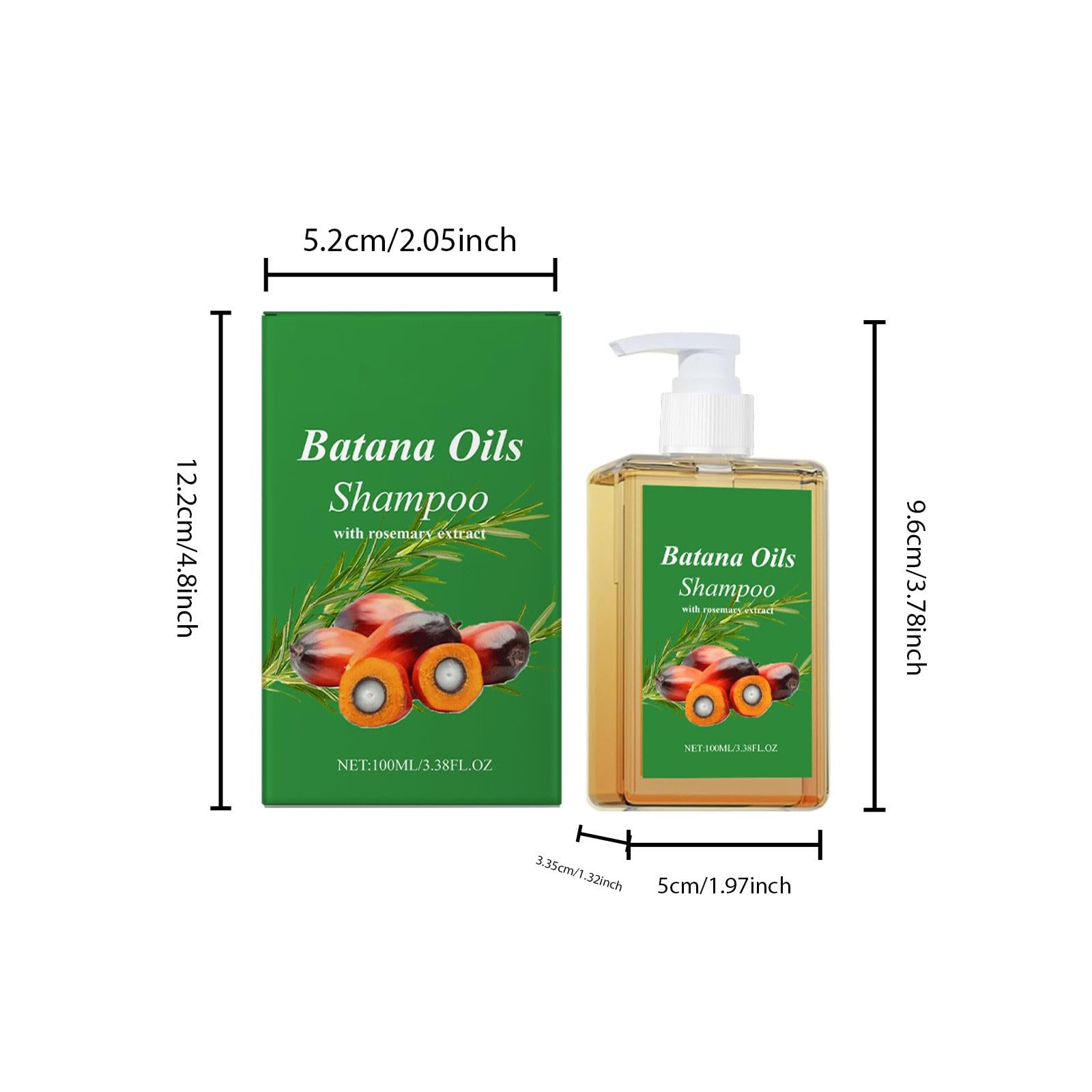 Шампунь Batana Rosemary Oil Extract 100 мл для чоловіків і жінок м'який і пухнастий, фото №8
