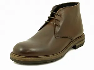 Черевики Osvaldo Pericoli Boomerang TO77 Коричнева Полірована Шкіра synthetic.ua - Фото 1