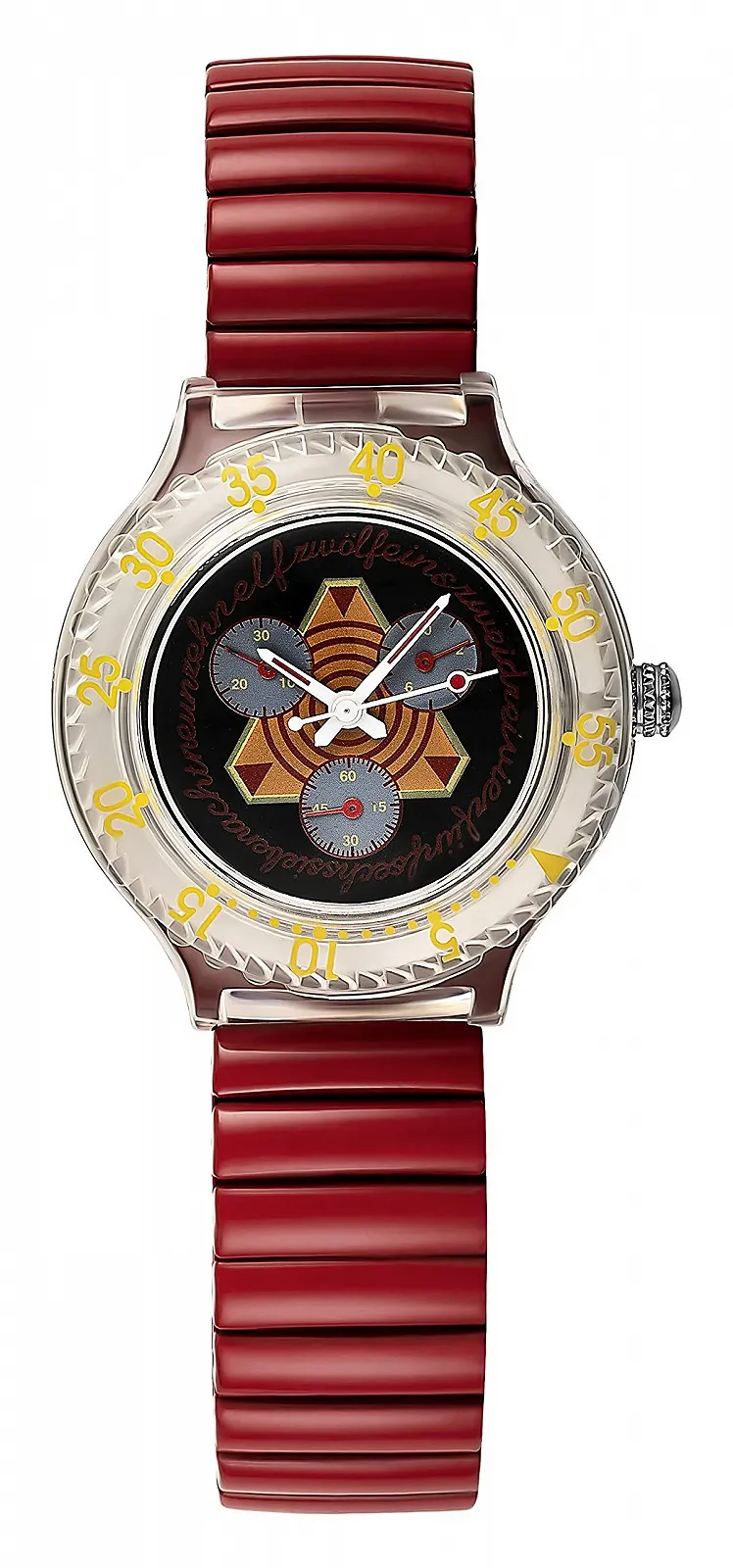 Годинник Scene Кварцовий Аналоговий SCE-2013-47 Червоний/різнокольоровий, фото №1 Годинник Scene Кварцовий Аналоговий SCE-2013-47 Червоний/різнокольоровий, фото №1