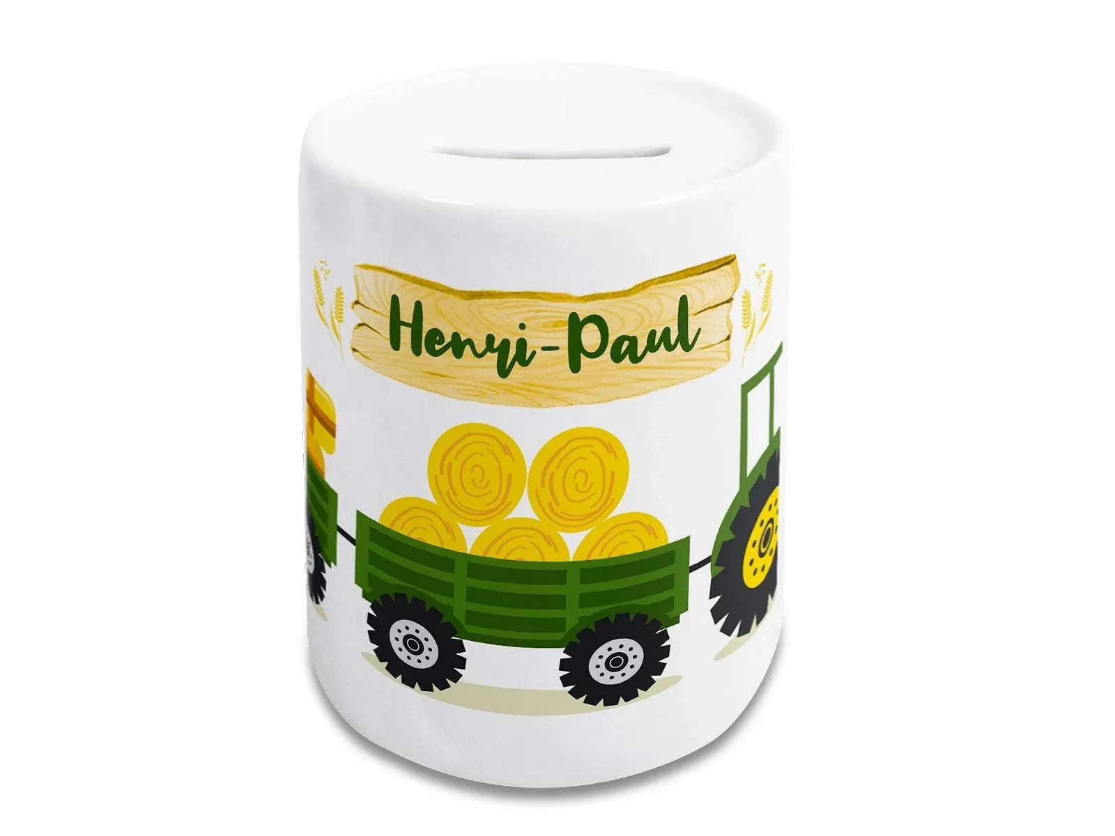 Дитяча скарбничка GRAZDesign Трактор Керамічна, фото №1