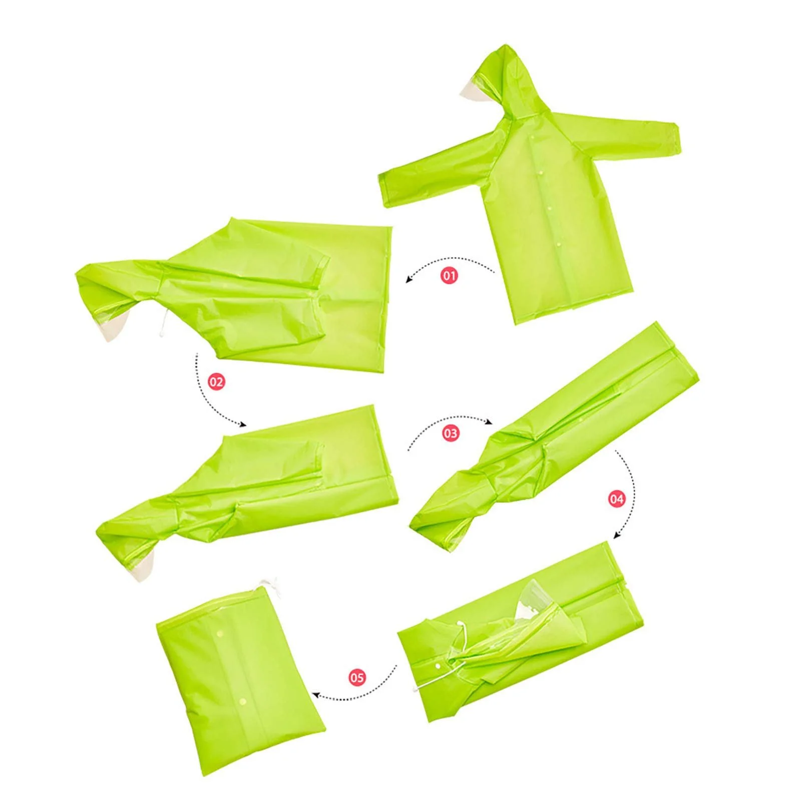 Длинное ветро- и водонепроницаемое пальто с капюшоном для мальчиков, фото №2 Длинное ветро- и водонепроницаемое пальто с капюшоном для мальчиков, фото №2