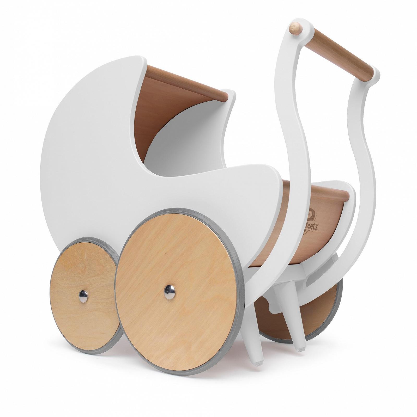Коляска Kinderfeets Doll's Pram White, фото №1