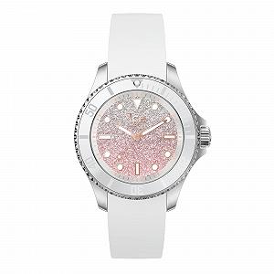 Жіночий годинник Ice-Watch Ice Steel Lo White Сріблястий з силіконовим ремінцем (маленький) - Фото 1