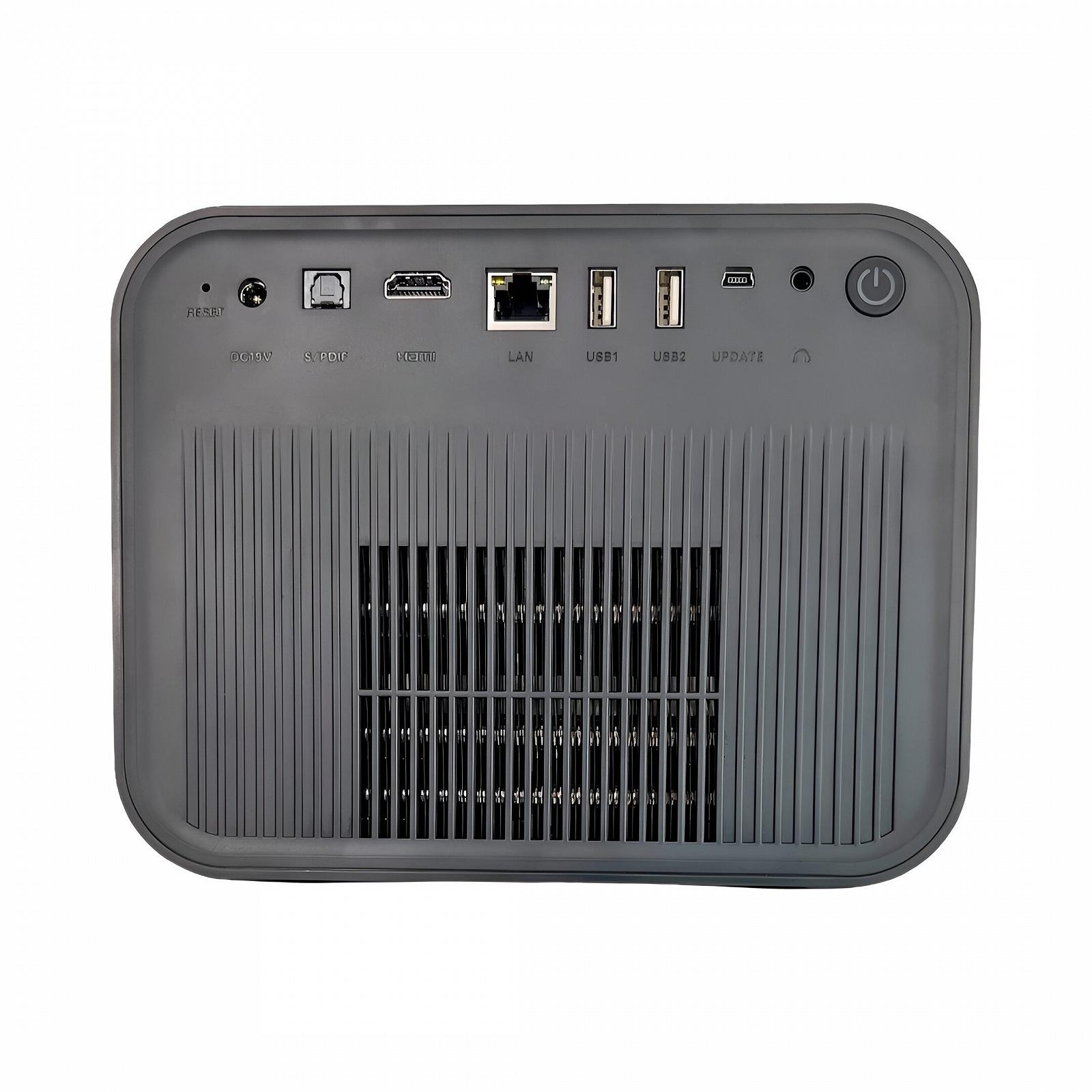 Проектор з мікрофоном BYINTEK R90 Max / 1920x1080 / 2200 ANSI lm / Android TV 11.0 / Wi-Fi / Bluetooth, фото №3