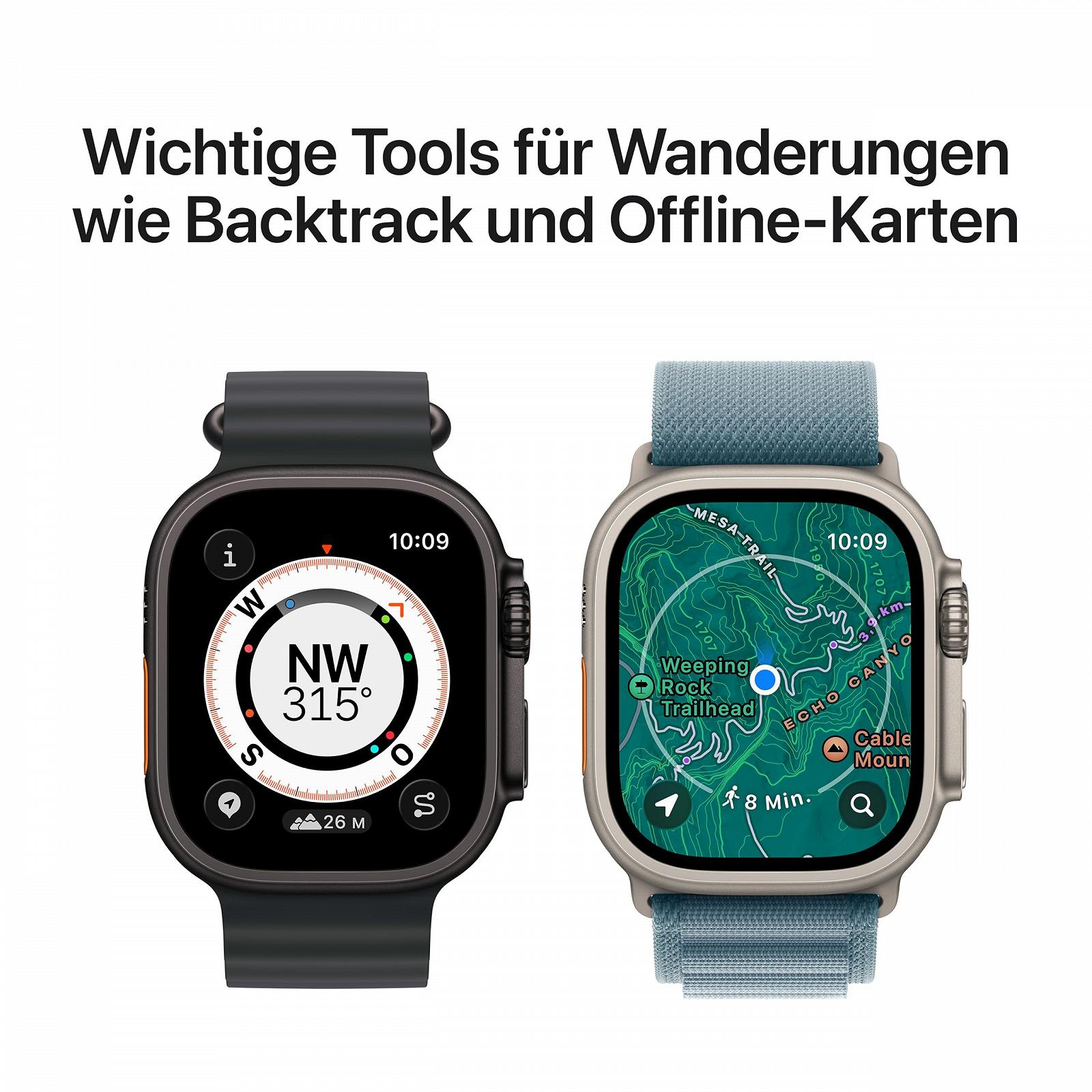 Смарт-часы Apple Watch Ultra 3 GPS + Cellular 49 мм Титан Черный/Темно-серый, фото №5