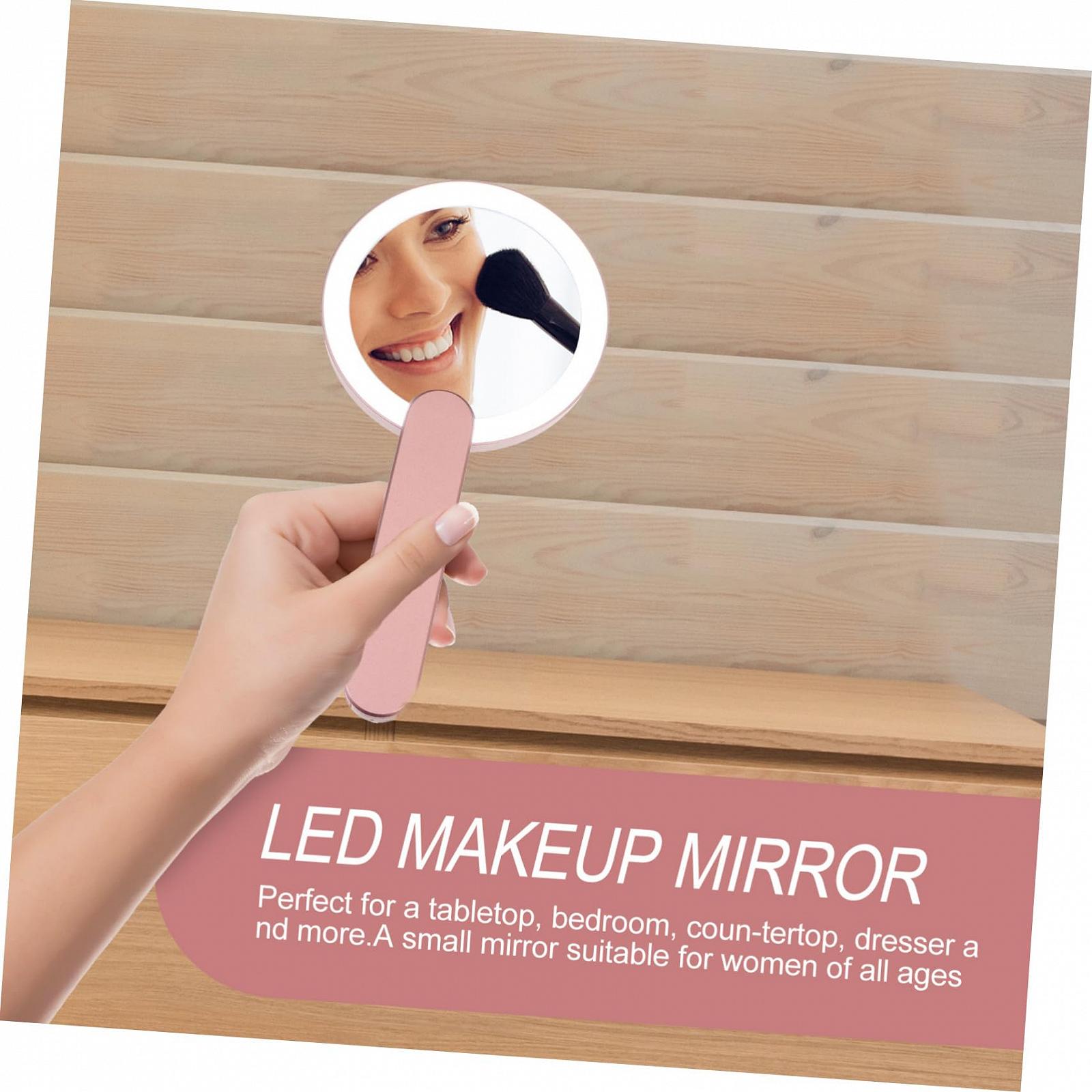 Ручное зеркало Angoily 2 STK Beleuchteter Серебристый, фото №7 Ручное зеркало Angoily 2 STK Beleuchteter Серебристый, фото №7