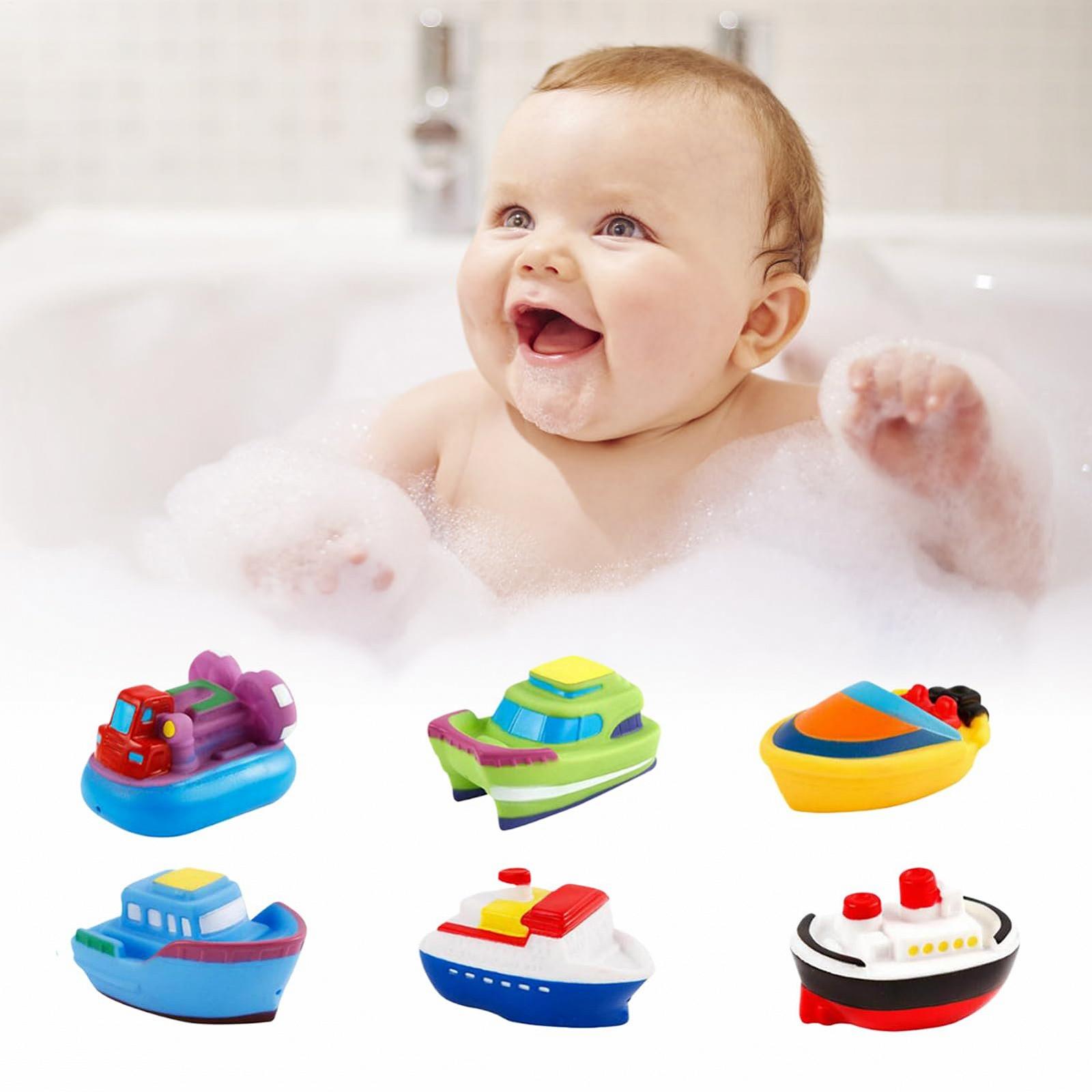 Игрушечные лодки для ванны, 6 штук, фото №3