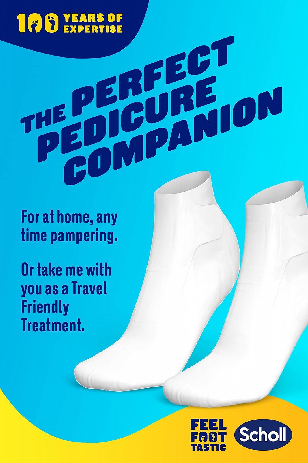 Маска-носочки для ног Scholl ExpertCare Dry Skin питательная, с кокосовым маслом и маслом ши, 1 пара, фото №6