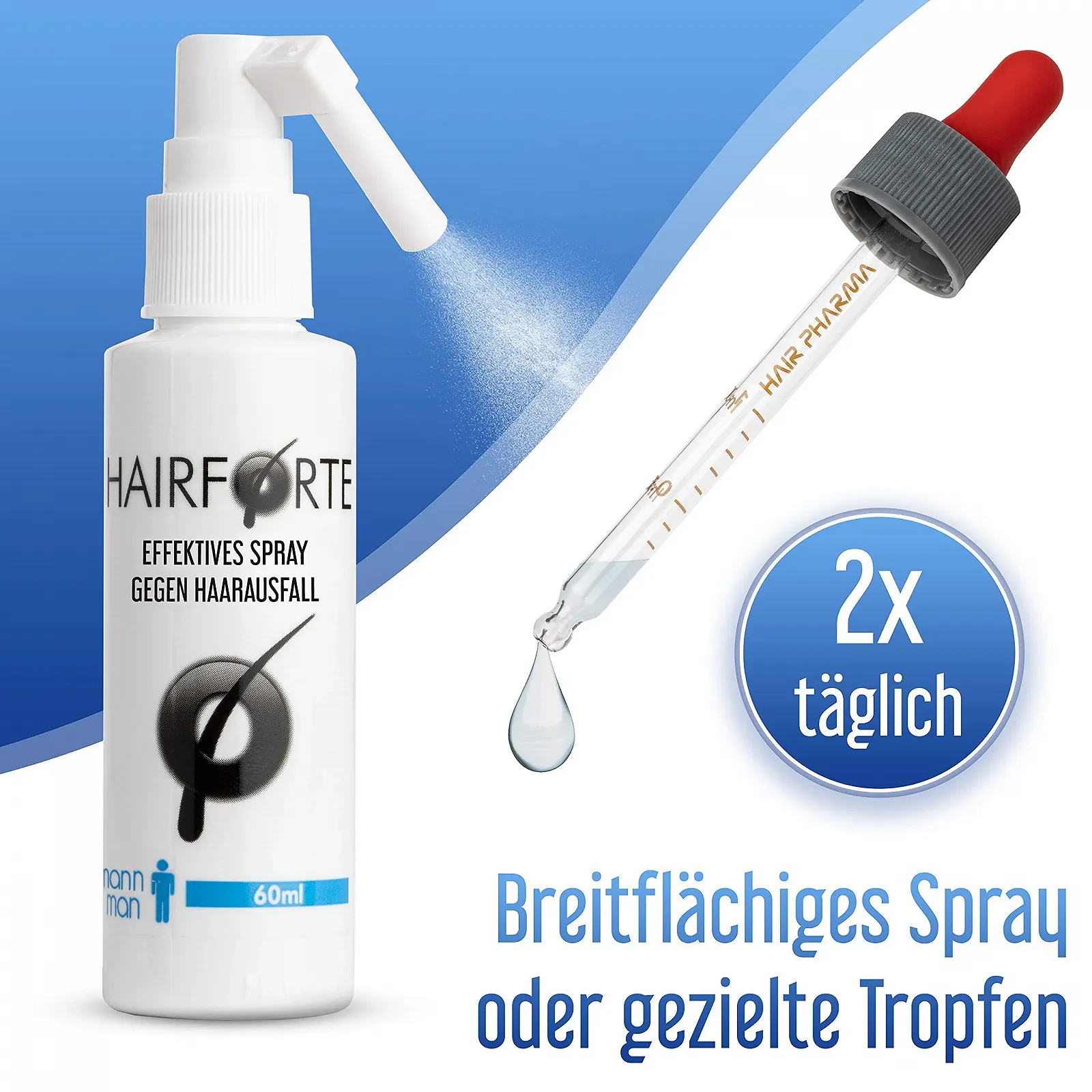 Спрей Hairforte 3% Procapil против выпадения волос, блокатор DHT, фото №4